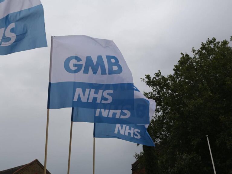 GMB - Hospital protest suspended following offer of sick pay at St Georges